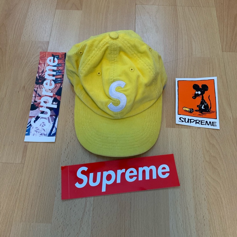 Fine Wale Corduroy S Logo 6-Panel